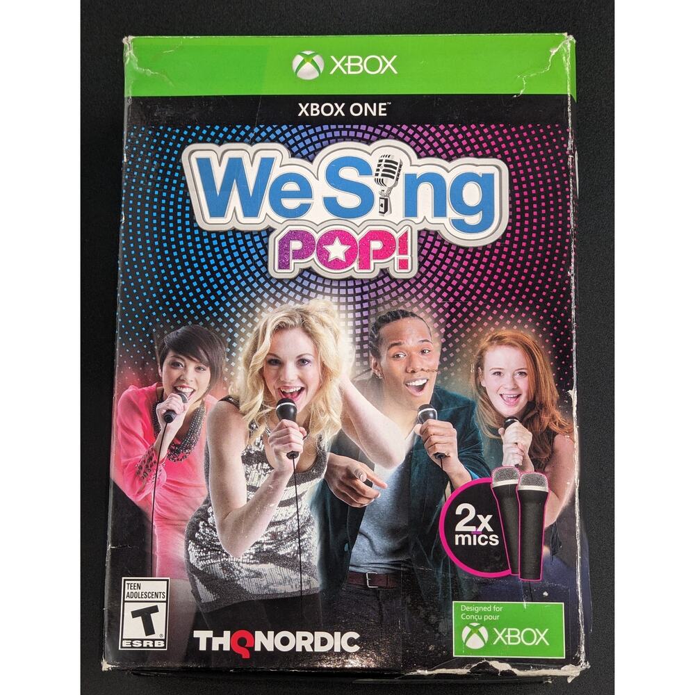 WeSing Pop! *New**Complete w/ two Microphones* - Xbox One - Tested/Working